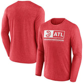 Atlanta Hawks Three-Point Play T-Shirt Heather Red - NBA