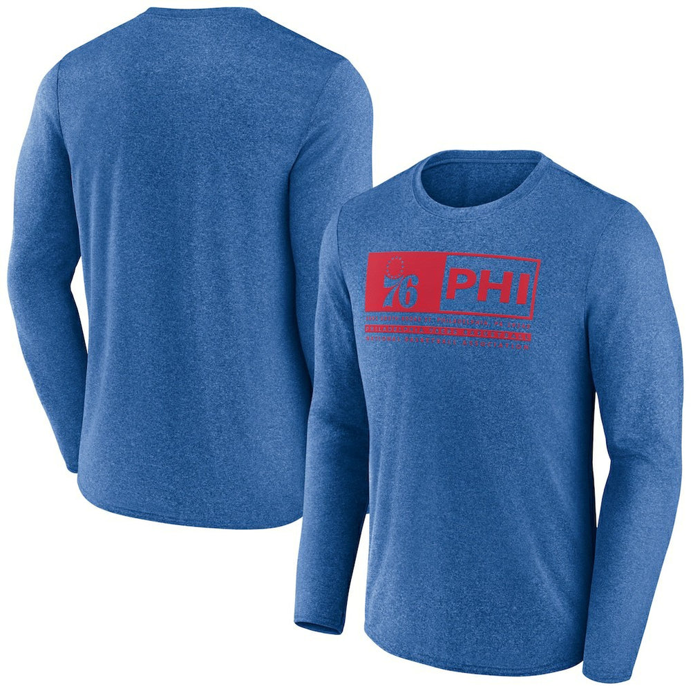 Philadelphia 76ers Three-Point Play T-Shirt Heather Royal - NBA