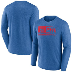 Philadelphia 76ers Three-Point Play T-Shirt Heather Royal - NBA
