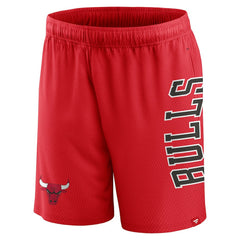 Chicago Bulls Post Up Mesh Shorts Red - NBA