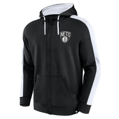 Brooklyn Nets Rainbow Shot Full-Zip Hoodie Black - NBA