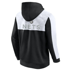 Brooklyn Nets Rainbow Shot Full-Zip Hoodie Black - NBA