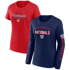 Washington Nationals Fanatics Women's T-Shirt Combo Pack - MLB