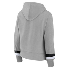 Chicago Bulls Women's Halftime Pullover Hoodie Heather Gray - NBA
