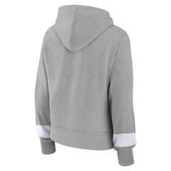 Brooklyn Nets Women's Halftime Pullover Hoodie Heather Gray - NBA