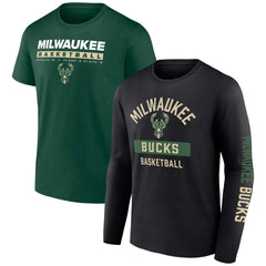 Milwaukee Bucks Two-Pack Just Net Combo Set Hunter Green/Black - NBA
