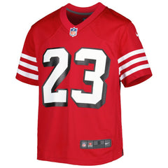 Christian McCaffrey San Francisco 49ers Youth Game Jersey Scarlet | Nike for Sale