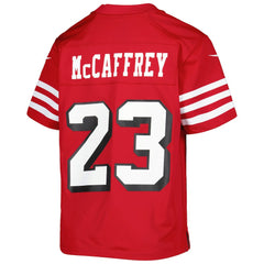 Christian McCaffrey San Francisco 49ers Youth Game Jersey Scarlet | Nike for Sale