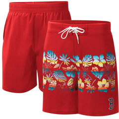 Boston Red Sox G-III Sports by Carl Banks Breeze Volley Swim Shorts - MLB