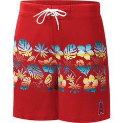 Los Angeles Angels G-III Sports by Carl Banks Breeze Volley Swim Shorts - MLB