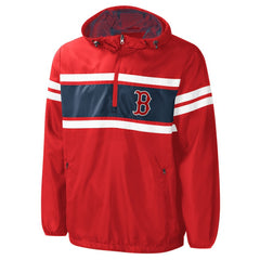 Boston Red Sox G-III Sports by Carl Banks Game Score Quarter-Zip Windbreaker - MLB
