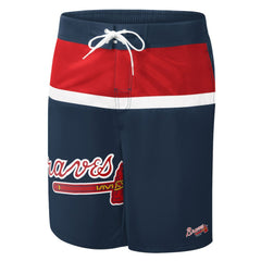 Atlanta Braves G-III Sports by Carl Banks Sea Wind Swim Shorts - MLB