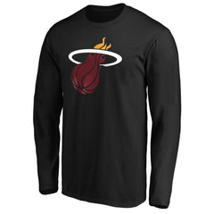 Bam Adebayo Miami Heat Playmaker Team Name & Number Long Sleeve T-Shirt Black - NBA