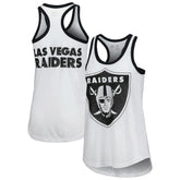 Las Vegas Raiders G-III 4Her by Carl Banks Women's Tater Tank Top White | NFL