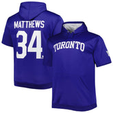 Auston Matthews Toronto Maple Leafs Fanatics Big & Tall Name & Number Pullover Hoodie - Blue - NHL