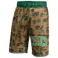 Boston Celtics NBA & KidSuper Studios Unisex Hometown Shorts Brown - NBA