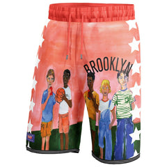 Brooklyn Nets NBA & KidSuper Studios Unisex Hometown Shorts Black - NBA