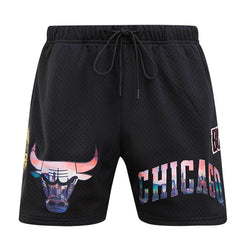 Chicago Bulls Pro Standard City Scape Mesh Shorts Black - NBA