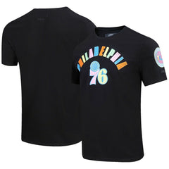 Philadelphia 76ers Pro Standard Washed Neon T-Shirt Black - NBA