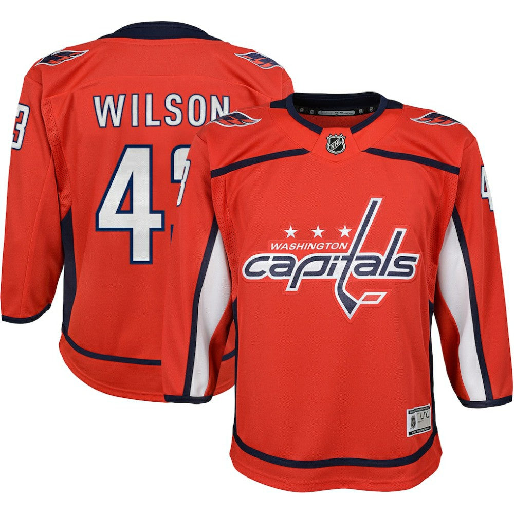 Tom Wilson Washington Capitals Youth 2022/23 Premier Player Jersey - Red - NHL