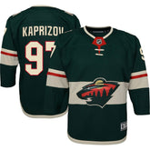 Kirill Kaprizov Minnesota Wild Youth Home Premier Player Jersey - Green - NHL