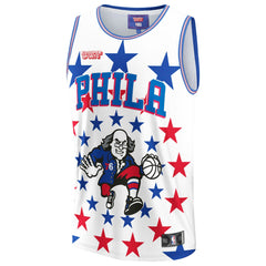 Philadelphia 76ers NBA & KidSuper Studios Unisex Hometown Jersey White - NBA