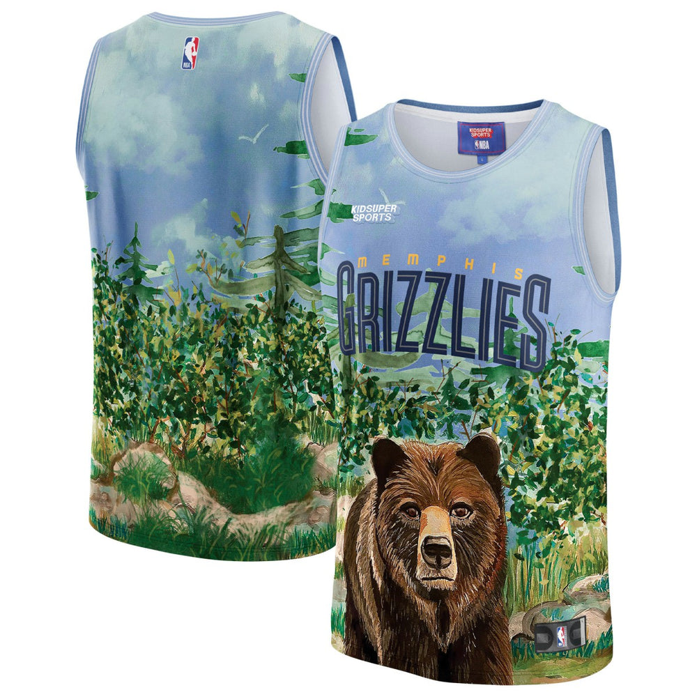 Memphis Grizzlies NBA & KidSuper Studios Unisex Hometown Jersey Teal - NBA