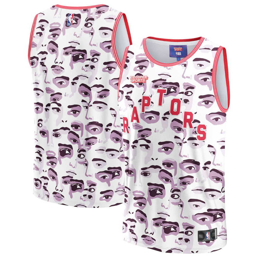 Toronto Raptors NBA & KidSuper Studios Unisex Hometown Jersey White - NBA