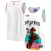 San Antonio Spurs NBA & KidSuper Studios Unisex Hometown Jersey White - NBA