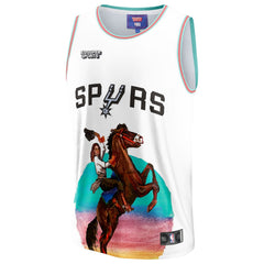 San Antonio Spurs NBA & KidSuper Studios Unisex Hometown Jersey White - NBA