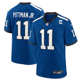 Indiana Nights Michael Pittman Jr. Indianapolis Colts Alternate Game Jersey Blue | Nike for Sale