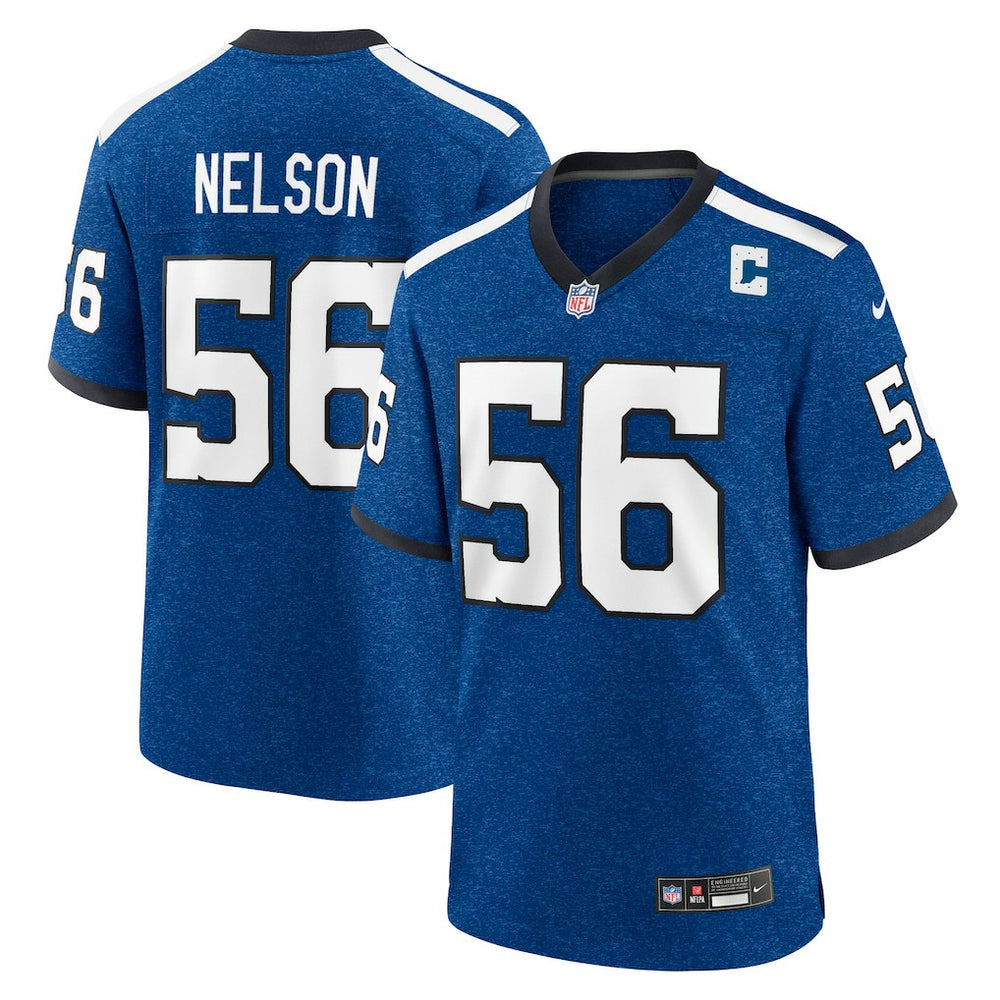 Quenton Nelson Indianapolis Colts Indiana Nights Alternate Game Jersey Royal | Nike for Sale