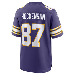 T.J. Hockenson Minnesota Vikings Classic Player Game Jersey Purple | Nike for Sale