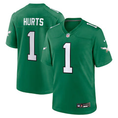 Jalen Hurts Philadelphia Eagles Alternate Game Player Jersey Kelly Green | Nike for Sale