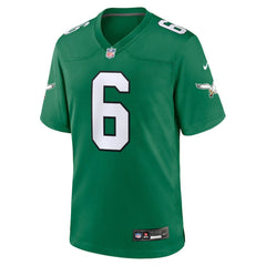 DeVonta Smith Philadelphia Eagles Alternate Game Player Jersey Kelly Green | Nike for Sale