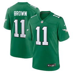 A.J. Brown Philadelphia Eagles Alternate Game Player Jersey Kelly Green | Nike for Sale