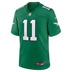 A.J. Brown Philadelphia Eagles Alternate Game Player Jersey Kelly Green | Nike for Sale