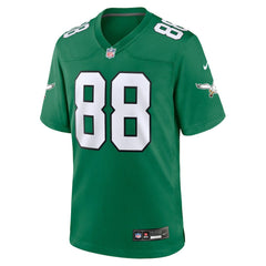 Dallas Goedert Philadelphia Eagles Alternate Game Player Jersey Kelly Green | Nike for Sale