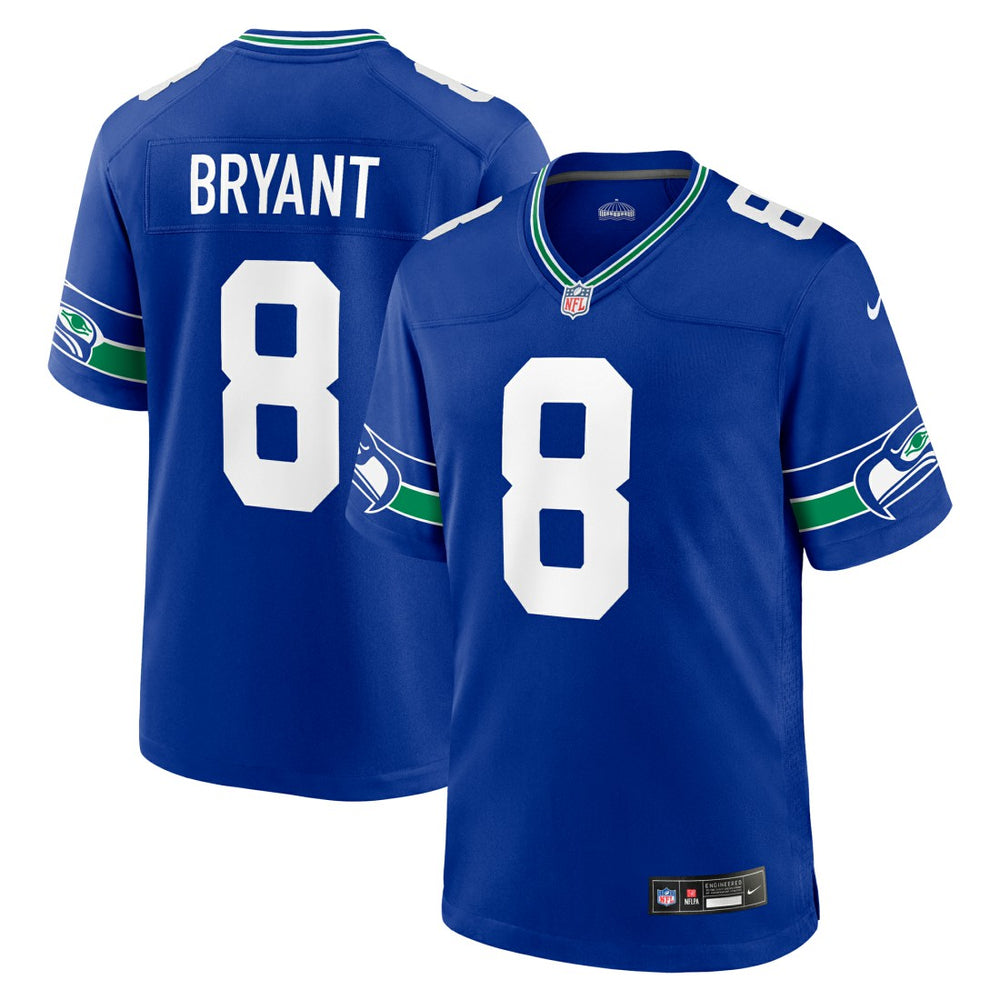 Coby Bryant Seattle Seahawks Throwback Player Game Jersey Royal | Nike for Sale