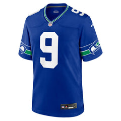 Kenneth Walker III Seattle Seahawks Throwback Player Game Jersey Royal | Nike for Sale