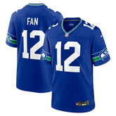 12s Seattle Seahawks Throwback Player Game Jersey Royal | Nike for Sale