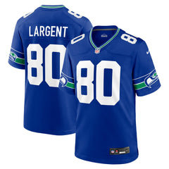 Steve Largent Seattle Seahawks Throwback Retired Player Game Jersey Royal | Nike for Sale