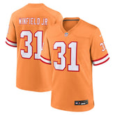 Antoine Winfield Jr. Tampa Bay Buccaneers Throwback Game Jersey Orange | Nike for Sale