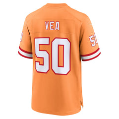 Vita Vea Tampa Bay Buccaneers Throwback Game Jersey Orange | Nike for Sale