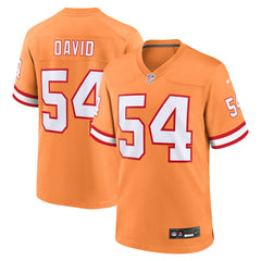 Lavonte David Tampa Bay Buccaneers Throwback Game Jersey Orange | Nike for Sale