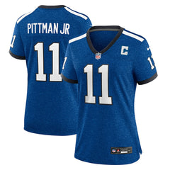 Michael Pittman Jr. Indianapolis Colts Women's Indiana Nights Alternate Game Jersey Royal | Nike for Sale