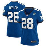 Jonathan Taylor Indianapolis Colts Women's Indiana Nights Alternate Game Jersey Royal | Nike for Sale