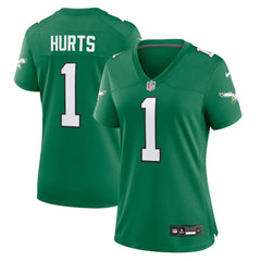 Jalen Hurts Philadelphia Eagles Women's Game Player Jersey Kelly Green | Nike for Sale
