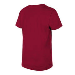 Washington Commanders New Era Girls Youth Reverse Sequin V-Neck T-Shirt Burgundy | NFL