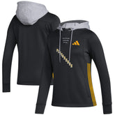 Pittsburgh Penguins adidas Women's Refresh Skate Lace AEROREADY Pullover Hoodie - Black - NHL